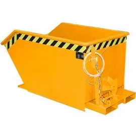 Bauer Kippbehälter Stahl 0,5 m3 orange
