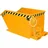 Bauer Kippbehälter Stahl 0,5 m3 orange