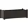 furnicato Hochbeet 100 x 43 x 35 cm Anthrazit