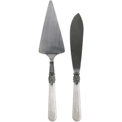 Chic Antique Linas Tortenheber & Kuchenmesser 2er-Set, L29 cm, antik perlmutt