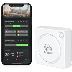 Pironex sonsor Alarmsystem mit WLAN in weiß