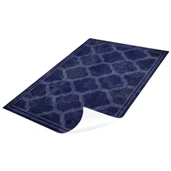 mySPOTTI Vinyl Teppich »Raj«, BxL:65 cm x 85 cm, blau|grau