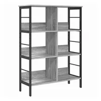 VidaXL Bücherregal 82 x 32 x 112 cm Grau