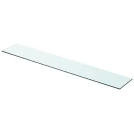 vidaXL Regalboden Glas Transparent 80x12 cm - Transparent