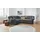 DOMO collection Ecksofa DOMO COLLECTION "SARAFINA 240x190 cm, auch mit Federkern für mehr Sitzkomfort", grau, B:240cm H:83cm T:190cm, Microfaser PRIMABELLE (100% Polyester) / Struktur (90% Polyester; 10% Polyacryl);Luxus-Microfaser (92% Polyester, 8% Nylon);Microfaser