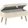 OTTO home Truhenbank AMIRA Beige 81 x 36 x 43 cm