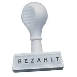 WEDO Stempel Bezahlt 193 9