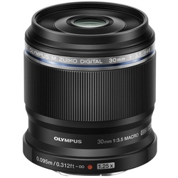 OM System AF M. 30/3.5 ZUIKO MAKRO Schwarz