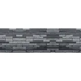 Rodnik Küchenrückwand robuste ABS-Kunststoff Platte Monolith in Deluxe Qualität, Direktdruck. MOTIVAUSWAHL (Gray Stone, 60x200 cm)