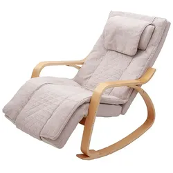 Relaxsessel Schaukelstuhl Massagefunktion grau X8