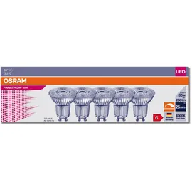 Osram Parathom PAR16 Leuchtmittel mit GU10-Fassung | 5er-Set | Dimmbar | 4000 K,