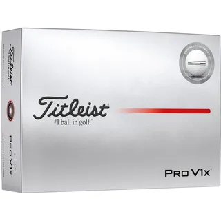 Titleist Pro V1x Golfball mit verbesserter Ausrichtung, 12 Stück