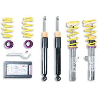 KW 102800AQ Gewindefahrwerk INOX Variante 1 - Edelstahl - Komplettes 4er Set für VA & HA