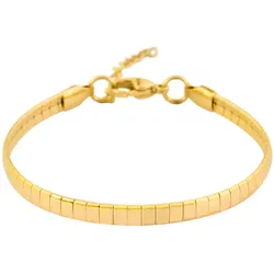 Armband LADY, gold (goldfarben, goldfarben), Armbänder, Damen, Edelstahl-Metall, Edelstahl, Metall, Armkette
