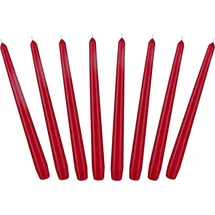 Brubaker Spitzkerzen 24 cm rot 8 St.