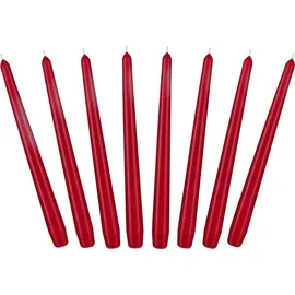 Brubaker Spitzkerzen 24 cm rot 8 St.