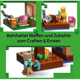 LEGO Minecraft Angriff des Magiers auf das Dorf 21596