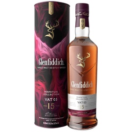 Glenfiddich 15 Years Old Perpetual Collection VAT 03 50,2% Vol. 0,7l in Geschenkbox,