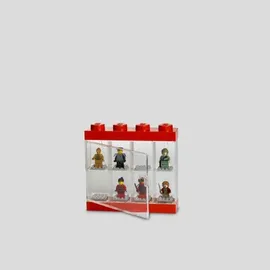LEGO Aufbewahrungsbox 19,1 x 18,4 cm 1-tlg. rot/transparent
