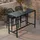 Mendler Stehtisch HWC-P91, Gartentisch Bartisch Tisch, Outdoor Metall 105x130x65cm - grün