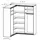 Rauch Eckschrank Quadra 181 x 210 x 187 cm Grau