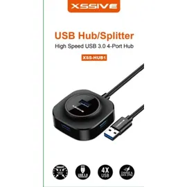 COFI Hochgeschwindigkeits USB 3.0 4 Port Hub/Splitter mit Ladefunktion