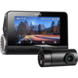 70mai A810-2 GPS-Empfänger, Akku, Eingebaute Anzeige, Nachtsicht, Bluetooth, Eingebautes Display, UHD 4K), Dashcam, Schwarz