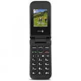 DORO PhoneEasy 613 Klapphandy 2,4 Zoll Lauter und klarer Klang schwarz