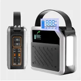 Newsmy Tragbare PowerStation 270Wh/72000mAh, Powerbank 268W Max ,  Powerbank 72000 mAh, LiMnFePO4 Akku, mit Scheinwerfer für Wandern, Reisen & Notfälle
