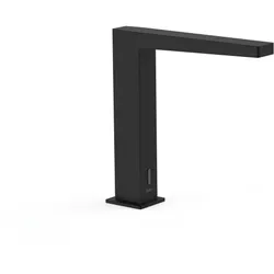 Tres Slim Exclusive, Elektronische Waschbeckenarmatur mit fester Wassertemperatur, schwarz matt