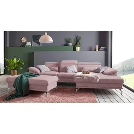 sit&more Polsterhocker SIT & MORE "Scorpio", rosa (altrosa), B:138cm H:46cm T:71cm, Hocker, Polsterhocker, inklusive Federkern