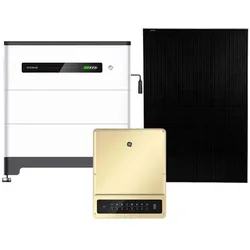 General Electric 5kWp PV Komplettanlage mit Glas Glas Modulen und 6,6kWh Speicher