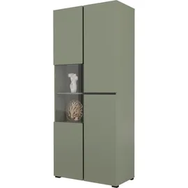 OTTO home Vitrine Cross 79,5 x 40 x 183,5 cm Grün
