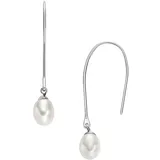 Skagen Damen-Ohrring AGNETHE Pearl Silver Edelstahl SKJ1834040