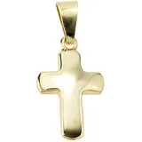 Kreuzanhänger JOBO "Anhänger Kreuz", gold (gelbgold 333), Schmuckanhänger, Damen, Gelbgold 333, 333 Gold
