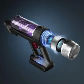 Rowenta X-Force Flex 9.60 Akku-Staubsauger schwarz & lila