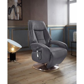sit&more TV-Sessel »Launceston«, in Größe L, wahlweise mit Motor und Aufstehhilfe, grau Sessel, NaturLEDER®