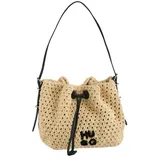 Hugo Neeko Schultertasche Synthetik Light Beige