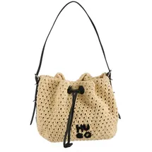 Hugo Neeko Schultertasche Synthetik Light Beige