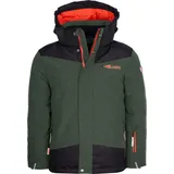 Trollkids Ski-/ Snowboardjacke Norefjell Waldgrün/Orange, blattgrün|orange 86-95cm 2-3J