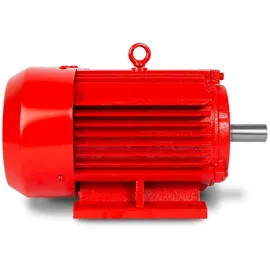 Eberth Elektromotor 5,5 kW Leistung, Drehstrommotor aus Aluminium, 3-Phasen, Drehzahl 2900 U/min., 11 A, Asynchronmotor für Einsatz in Industrie, 68 kg