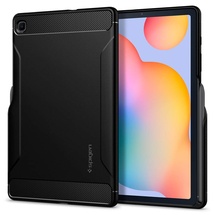SPIGEN Rugged Armor Hülle mit Stifthalter Kompatibel mit Samsung Galaxy Tab S6 Lite