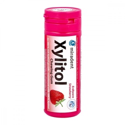 Miradent Xylitol Zahnpflegekaugummi Erdbeere
