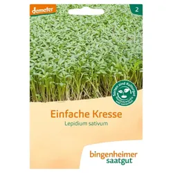 Bingenheimer Saatgut Kresse Einfache