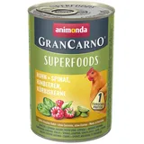 Animonda GranCarno Adult Superfoods Huhn + Spinat Nassfutter