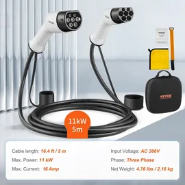 Vevor Typ2 Ladekabel 5 m