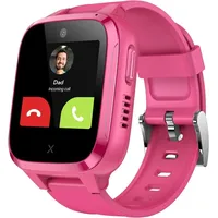 XPLORA Kidzi Kinder Smartwatch mit Telefonfunktion GPS SOS Nachrichten Kamera Schulmodus & Schrittzähler inkl. SIM - Rosa