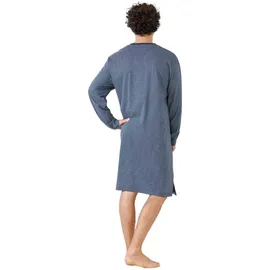 HAJO Nachthemd Premium Cotton Blau M