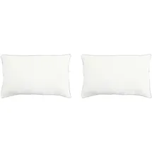vidaXL KopfKissen 40 x 80 cm Weiß