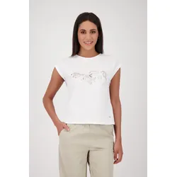 Monari T-Shirt »Shirt Fische + Pailetten«, Mit Rundhalsausschnitt Monari ecru 38